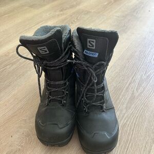 Salomon black Fleece-Lined Footwear